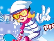 Play Pro snowboarder girl
