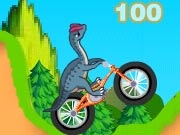 Play Dinosaur bike stunt