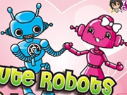 Play Cute robots in love