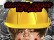 Play Ragdoll bieber VS heavy truck 2