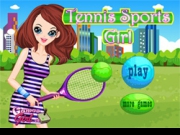 Play Tennis sports girl