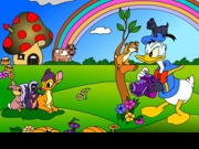 Play Donald duck coloring page