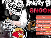 Play Angry Birds Snooker