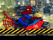 Play Spiderman bike game