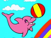 Play Cute Dolphin Coloring