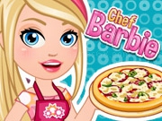 Play Chef barbie pizza
