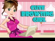 Play Cute Browsing girl