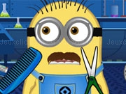 Play Minion At Beard Salon