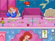 Play Baby Ariel Doll House Cleaning