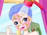 Play Ever After High Blondie Lockes hair and facial