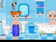 Play Frozen Baby Bathroom Decor
