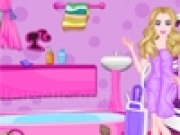 Play Barbie Messy Bathroom Cleaning