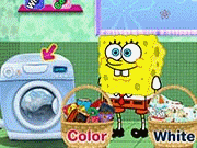 Play Spongebob and Patrick Star Washing Pants