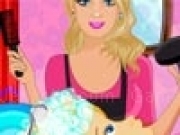 Play Tinkerbell At Barbie Hair Salon