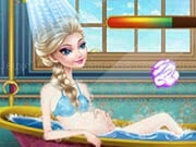 Play Pregnant Elsa Queen Spa