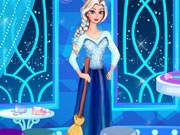 Play Elsa Castle Cleaning