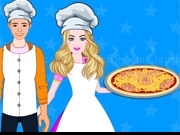 Play Barbie And Ken Cooking Pizza Chicken