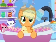 Play Applejack Bubble Bath