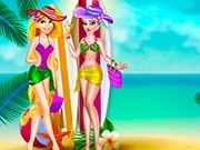 Play Elsa and Rapunzel Swimsuits Fashion