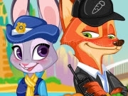 Play Zootopia Nick and Judy Dressup