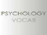 Play Psychology vocab