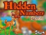 Play Hidden numbers bambi