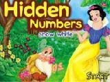 Play Hidden numbers blanche neige