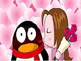 Play Qq penguin: rose