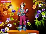 Play Emily flower girl dressup