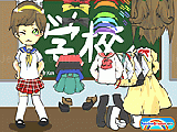 Play Chibi school dress up