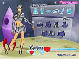 Play Space girl dress up