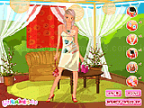 Play Floral party dresses dress up