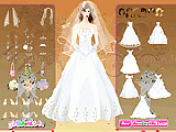 Play Butterfly princess bride dress up