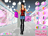 Play Trendy shopping time dress up