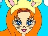 Play Easter bunny coloring