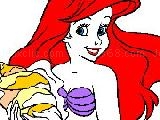Play Coloring the little mermaid - 1