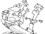 Play Coloring phineas and ferb -1