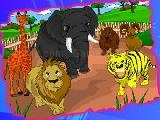 Play Zoo coloring game