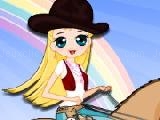 Play Horse riding girl dressup