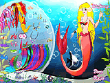 Play Lovely mermaid dress up