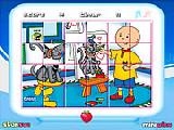 Play Caillou rotate puzzle