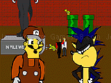 Play Press start: statue