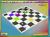 Play Cue checkers