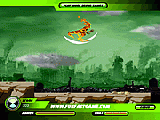Play Ben 10 alien force the city fall down
