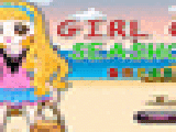 Play Girl on seashore dressup