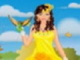 Play Princess of lilies dress up