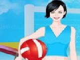 Play Beach volleyball girl