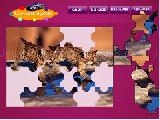 Play Two baby cougar puzzle