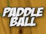 Play paddle ball