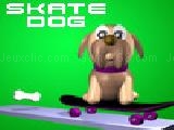 Play skate dog skateboarding